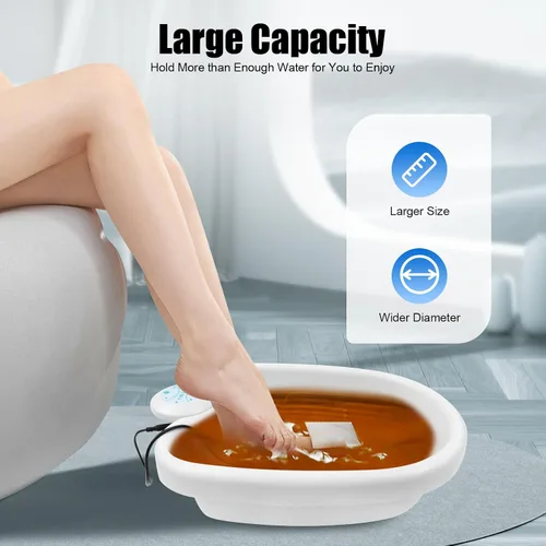 Vista 2 de Ionic Foot Bath Detox Machine, Portable Electric Detox Foot Spa System