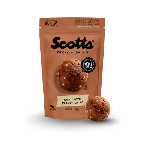 Vista 9 de Scott's Bolas de proteínas – Bocadillos a base de plantas con 0.28 oz de alto contenido proteico – Sin gluten, sin OMG, sin lácteos – Bocados
