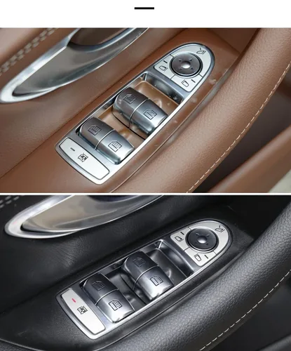 Vista 3 de Interruptor de ventana Master Power de repuesto para Mercedes Benz W213 Clase E E200 E260 E300 E400 2016-2021 (beige)