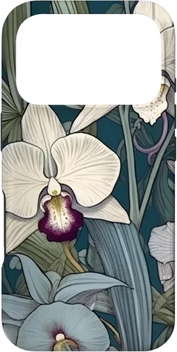 Vista 30 de Funda de flores de orquídea de jardín botánico para iPhone 17