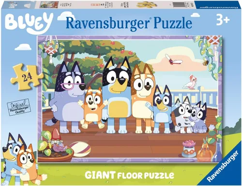 Vista 2 de Bluey Giant - Rompecabezas de piso de 24 piezas