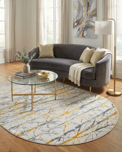 Vista 12 de Rugs.com Alfombra de la colección Finsbury, alfombra mediana gris de 2 x 3 pies, perfecta para salas de estar, comedores grandes, planos abiertos