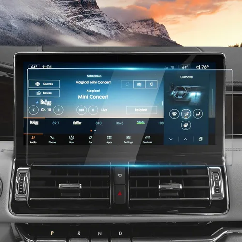 Vista 13 de YEE PIN Lincoln - Protector de pantalla de aviador 2020, protector de pantalla central para pantalla táctil Lincoln Aviator 2020, 2 piezas
