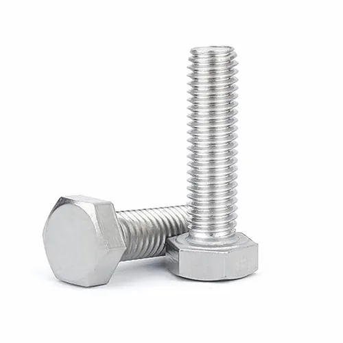 Vista 6 de Tornillo de cabeza hexagonal de 1/2-13 × 1 pulgada, acero inoxidable 304 18-8, rosca completa, rosca gruesa UNC, ASME B18.2.1, paquete de 5
