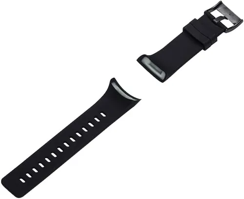 Vista 5 de Correa de reloj compatible con Suunto Spartan Ultra HR, correa clásica de repuesto de goma suave para reloj inteligente Suunto Spartan Ultra HR Negro