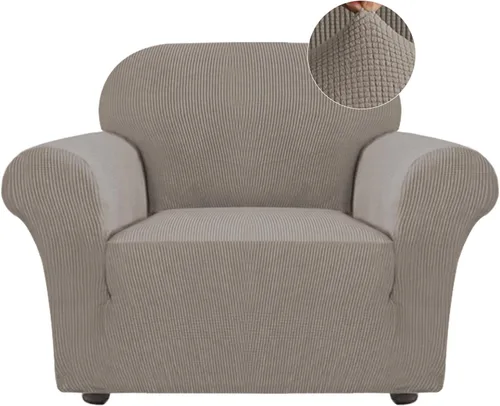 Vista 76 de Turquoize Funda elástica para silla reclinable, funda para sofá reclinable, funda de sofá de 1 pieza con bolsillo lateral, funda protectora