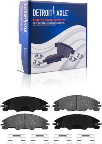 Vista 99 de Detroit Axle - Pastillas de freno para Avalanche Express Suburban Savana Yukon XL 1500 Chevy Tahoe GMC Cadillac Escalade, Pastillas de freno