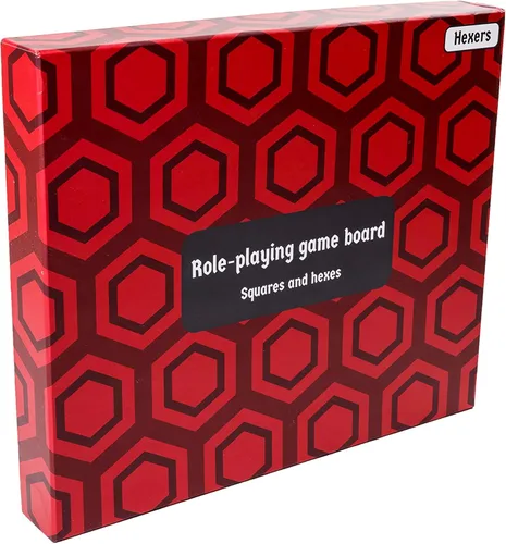 Vista 10 de Tablero de juego con papel hexers: alternativa vinilo esterilla, dungeons and dragons d & d dnd pathfinder rpg compatible, 27 pulgadas x 23
