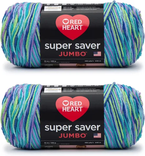 Vista 90 de Red Heart Super Saver Jumbo Ovillo de lana, Amatista