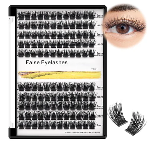 Vista 22 de Bodermincer 4 piezas Pinzas de Clúster de Pestañas para Injerto de Extensiones de Pestañas Postizas (4 piezas de Pinzas)