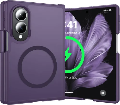 Vista 12 de Funda para Samsung Galaxy 8 Fold Z compatible con MagSafe, transparente