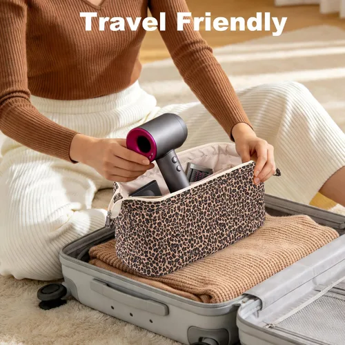Vista 6 de Bolsa de viaje para herramientas para el cabello con divisor, organizador de herramientas para el cabello Dyson Airwrap y Shark FlexStyle, bolsa