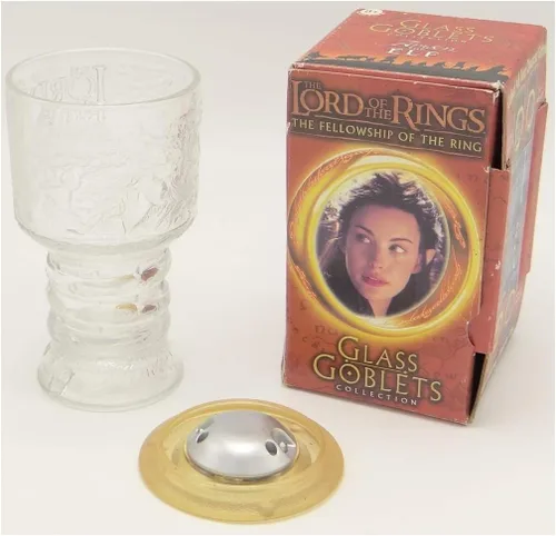 Vista 6 de The Lord of The Rings "La comunidad del anillo" Copa de cristal de Arwen el elfo
