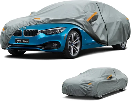 Vista 162 de Kayme Funda de Coche de Servicio Pesado Impermeable para Todo Tipo de Clima, Ajuste Personalizado para Tesla Model S, Cubierta Exterior Completa
