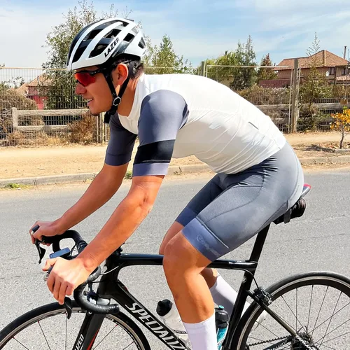 Vista 9 de Ciclismo baberos hombres Ciclismo Bib Shorts Hombres Road Bike Bicicletas Transpirable Acolchado Riding Tights Bib Shorts Ciclismo Hombres