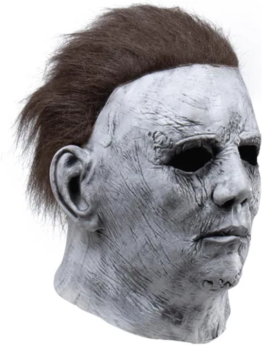 Vista 8 de Máscara de látex para disfraz de Halloween mata el terror de disfraces de fiesta de cosplay