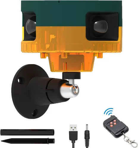 Vista 11 de Luces de alarma de seguridad con sensor solar para exteriores, detector de movimiento de 360°, luz estroboscópica intermitente, lámpara de Rojo 1
