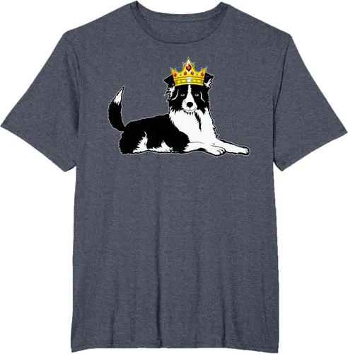 Vista 29 de Border Collie Crown - Camiseta veterinaria de piel de pastoreo de ovejas, Negro