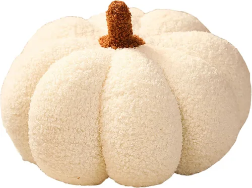 Vista 16 de Almohada decorativa de calabaza, cojín de suelo, cojín de sofá, almohada de lectura para automóvil (azul, 7.8 pulgadas)