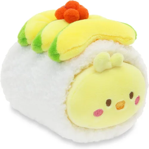 Vista 19 de Anirollz Puppiroll de peluche en atuendo de burrito – Animal de peluche Kawaii con disfraz extraíble – Lindo juguete de peluche blandito, regalo