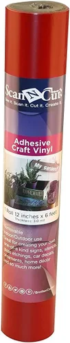 Vista 7 de Brother ScanNCut - Rollo de vinilo adhesivo negro CAVINYLBK de 6 pies