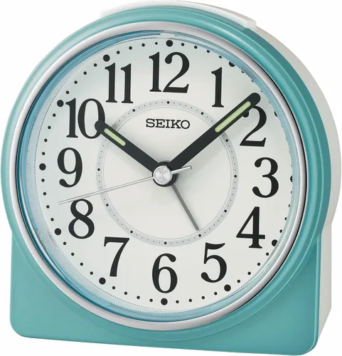 Vista 4 de Seiko Marui - Reloj despertador para dormitorio, color negro metálico