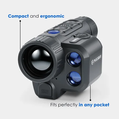 Vista 3 de Pulsar Axion 2 LRF XG35 Monocular térmico con telémetro láser de alcance XQ35 Pro