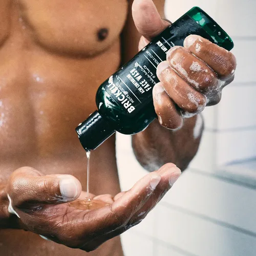 Vista 3 de Brickell - Jabón facial para acné para hombres, lavado facial para acné para limpiar la piel y eliminar el acné, elimina brotes, con 2% de ácido