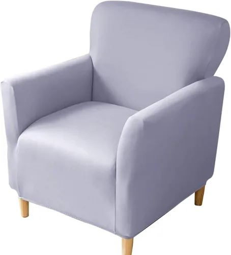 Vista 29 de XMAYODS Funda elástica para silla de club, fundas para silla de bañera, funda suave para sillón, protector de muebles extraíble, funda para silla