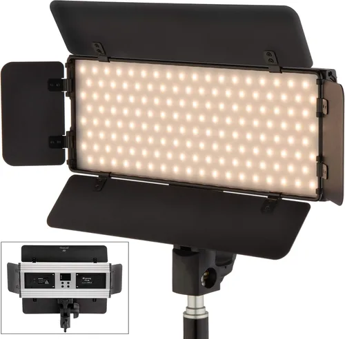 Vista 2 de Kit básico de luz LED para cámara ultrafina bicolor 288 SMD