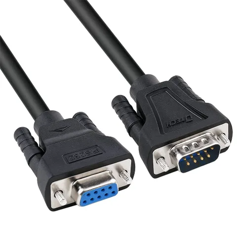 Vista 9 de DTech Extensión de cable serie RS232 de 5 pies macho a hembra de 9 pines rectos