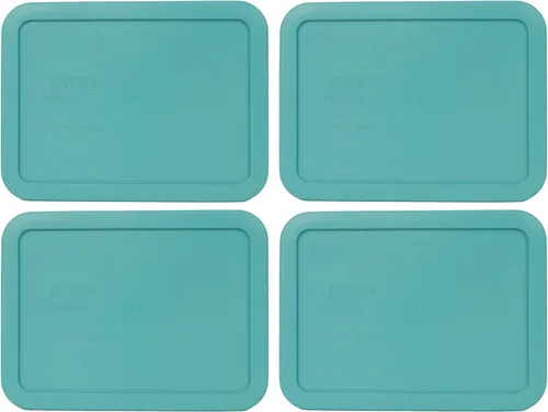 Vista 4 de Pyrex 7210-PC - Tapa rectangular de almacenamiento de alimentos de 3 tazas, fabricada en Estados Unidos BPA-Free Plastic Fits 7210 3-Cup Glass