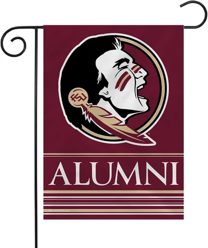 Vista 32 de Rico Industries NCAA Alumni - Bandera de jardín de doble cara de 13 x 18 pulgadas