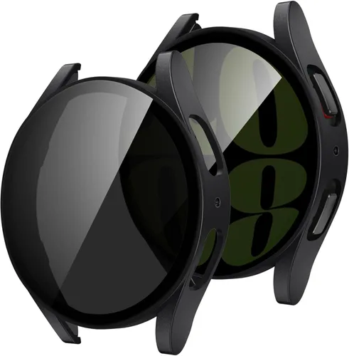 Vista 29 de Tensea [Paquete de 2]: Funda protectora de pantalla para Samsung Galaxy Watch FE 2024/5 2022/4 2021, accesorios de 1.57 pulgadas, cubierta