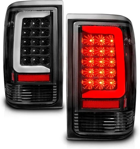 Vista 3 de AmeriLite Juego de luces traseras para camioneta Ford Ranger 1993-1997 tipo C halógeno, LED, tubo de repuesto para camioneta, lado del pasajero