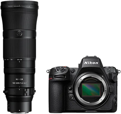 Vista 10 de Nikon Z 8 con lente de zoom Cámara híbrida profesional de fotograma completo sin espejo para fotos/vídeo con lente de 24-120 mm f/4 Modelo Nikon