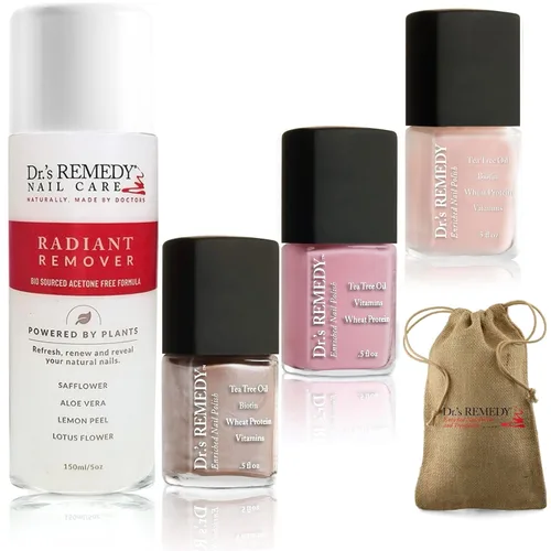 Vista 11 de Dr.'s Remedy Juego de 4 esmaltes de uñas enriquecidos BLUSHING Bride Collection