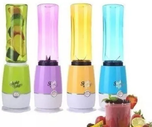 Vista 2 de Licuadora Portátil Mini Shake'n Take 2 Vasos Jugos.