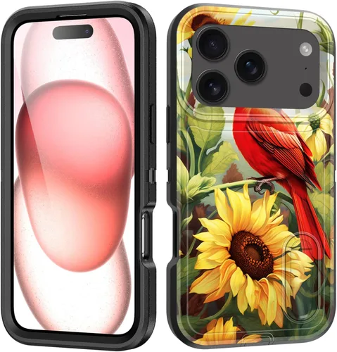 Vista 99 de Funda para iPhone Air con soporte integrado, a prueba de golpes, polvo y caídas, 3 capas, grado militar, funda protectora para iPhone Air de 6.5
