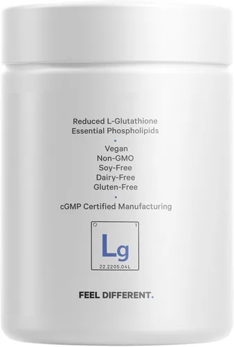 Vista 10 de Codeage Suplemento de glutatión liposomal de 1000 mg, L-glutatión reducido de alta potencia - Entrega liposomal - Fosfolípidos - Sin OMG, sin gluten