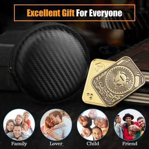 Vista 7 de Cool Chip Fidget Slider para niños, juguetes para ansiedad para adultos, juguetes magnéticos de metal, juguetes de escritorio, accesorios EDC
