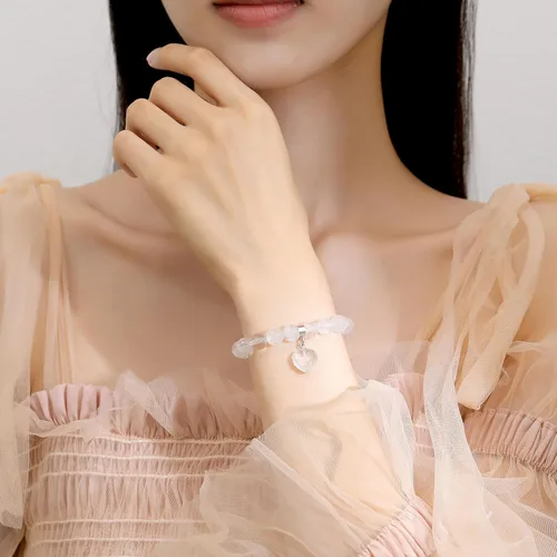 Vista 3 de MAIBAOTA Pulsera de ansiedad para aliviar el estrés, pulseras curativas naturales para mujeres y hombres, pulsera de cuentas de piedras preciosas
