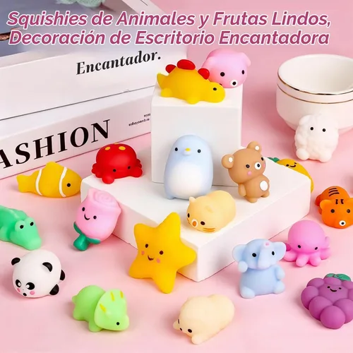 Vista 2 de 32 Pack Mochi Squishy Toys, Kawaii Squishies Party Favors for Kids