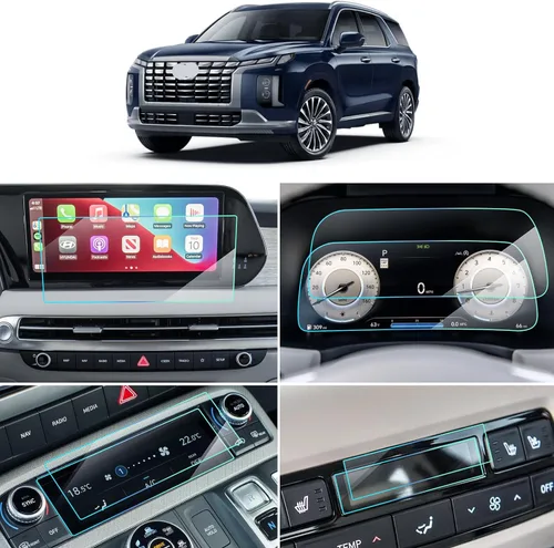 Vista 34 de Protector de pantalla de coche para Ford Edge 2024 2025 2023 2022 2021 (SE/SEL/ST-Line/Titanio/ST) Accesorios Protector de pantalla de vidrio