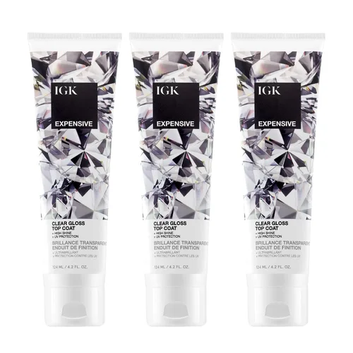 Vista 2 de IGK Expensive Amla Oil Hi-Shine Topcoat – In-Shower Gloss Treatment for High Shine, UV Protection, and Color Enhancement – Vegan & Cruelty-Free