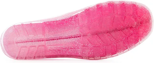 Vista 5 de K KomForme Botas de lluvia impermeables hasta la rodilla para mujer con purpurina, mate y degradado