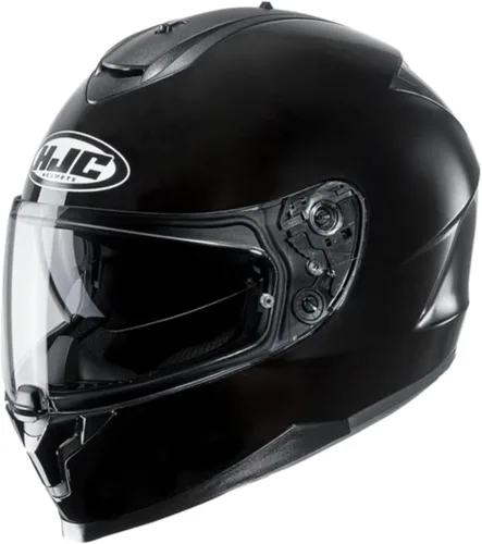 Vista 3 de HJC C70 - Casco integral de motocicleta con protector facial HJ-20M Pin-lock, aprobado por DOT (negro semi mate, XS)