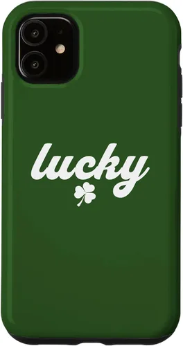 Vista 5 de Funda para iPhone 15 Lucky Clover Día de San Patricio