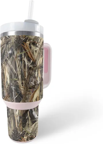 Vista 12 de MightySkins Skin - Vaso de vinilo compatible con Stanley The Quencher H2.0 FlowState de 40 onzas, Crazy Tikis, protectora, duradera y única, fácil