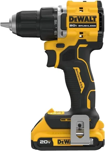 Vista 3 de Dewalt DCD794D1 20V MAX ATOMIC COMPACT SERIES Kit de taladro atornillador inalámbrico de iones de litio sin escobillas de 1/2 pulgada (2 Ah)